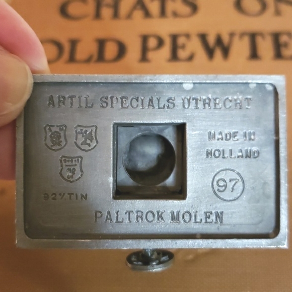 Vintage Pewter Windmill Holland hallmarked - Picture 5 of 9